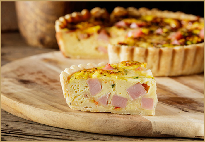 Classic Ham and Cheese Quiche